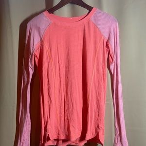 Lululemon neon long sleeve tee